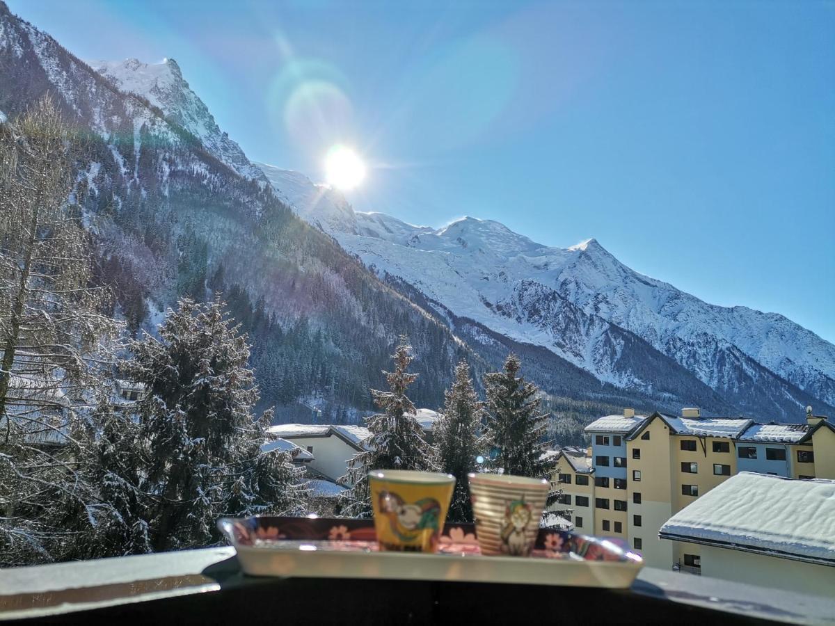 Apartmán Studio Face Au Mont-Blanc Chamonix Exteriér fotografie